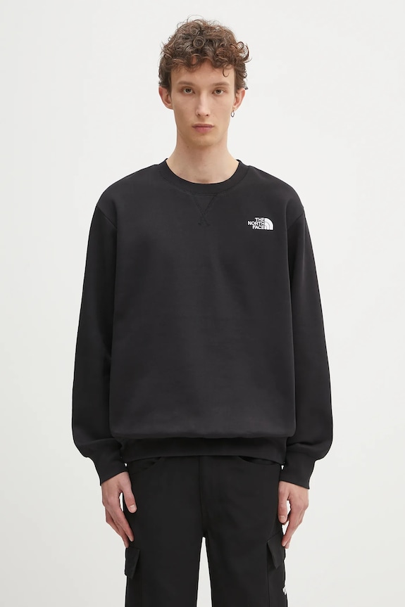 The North Face sweatshirt Essential Crew other black NF0A89ETJK31