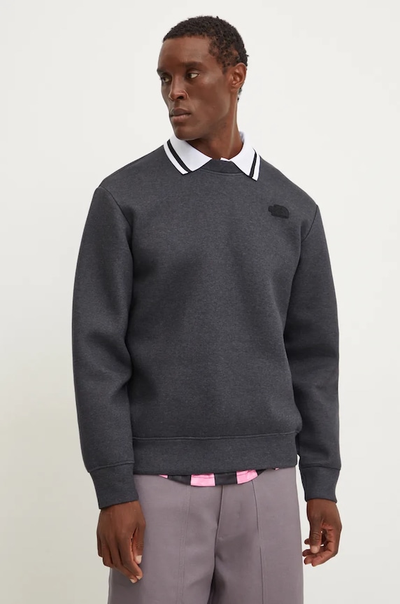 Mikina The North Face Crew Neck Sweatshirt bez kapucne čierna NF0A8AMAKS71