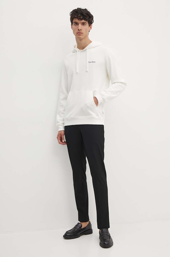 Bavlněná mikina Pepe Jeans SEDRIC P PM582710 bílá AW24