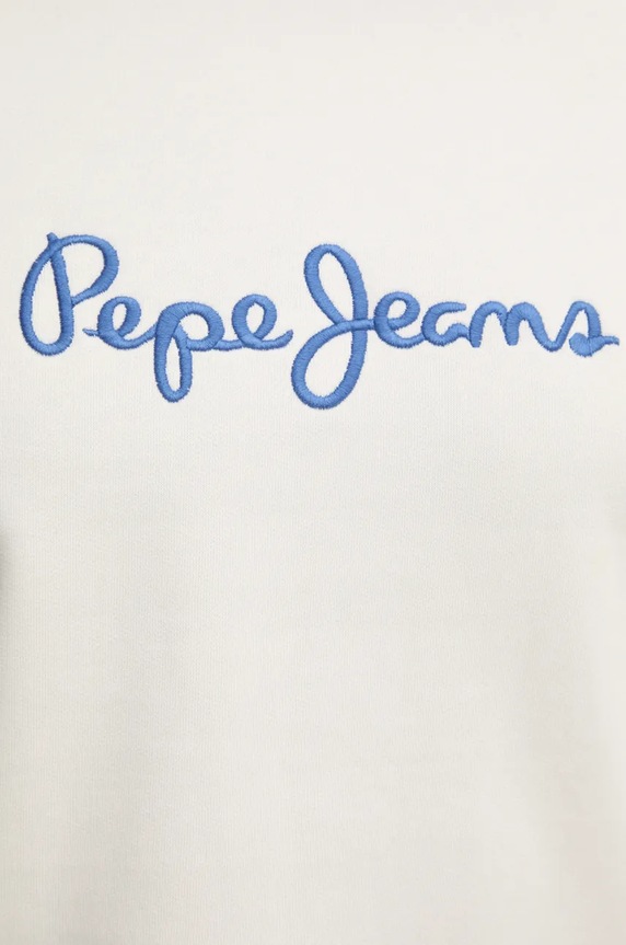 Pepe Jeans bluza bawełniana NEW JOE CREW PM582715 biały