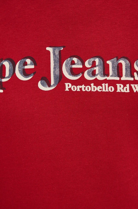 Bavlnená mikina Pepe Jeans SOMERS HOODIE PM582728 červená