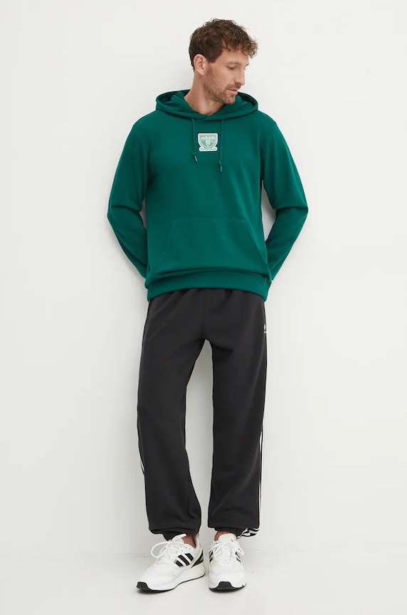 Dukserica adidas Originals IW3247 zelena AW24