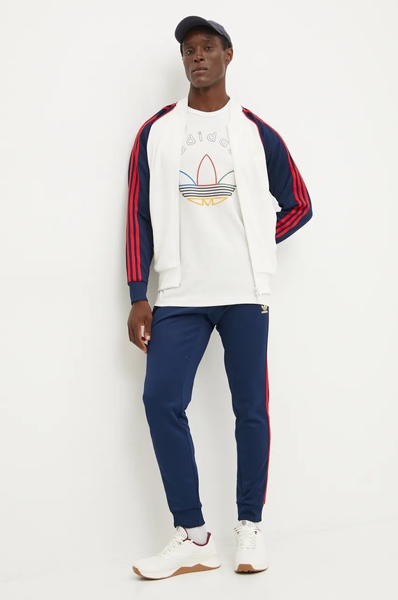 Μπλούζα adidas Originals Adicolor IY9859 λευκό AW24