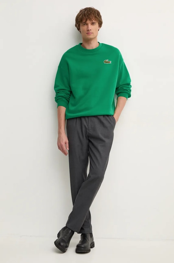 Lacoste bluza SH2741 zielony SS25