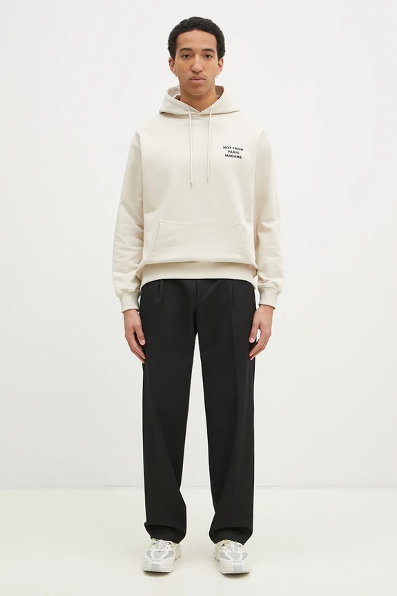 Drôle de Monsieur bluza bawełniana PERM.HO162.CO127.MT beżowy
