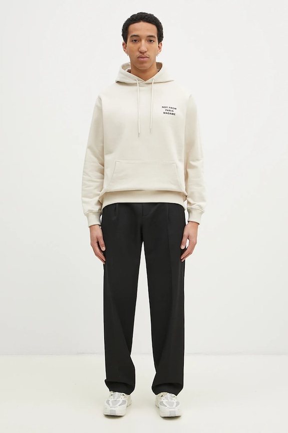 Drôle de Monsieur bluza bawełniana PERM.HO162.CO127.MT beżowy