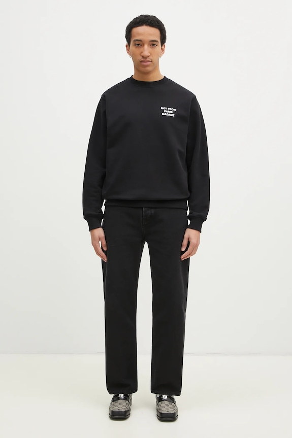 Drôle de Monsieur bluza bawełniana czarny PERM.SW149.CO127.BL
