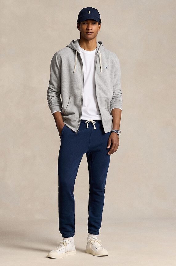 Oblačila Pulover Polo Ralph Lauren RL Fleece Longsleeve 710813297 siva