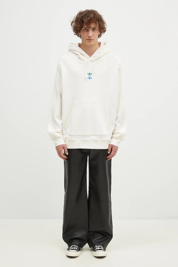 adidas Originals cotton sweatshirt RLN LNKS Hoodie IT0136 beige
