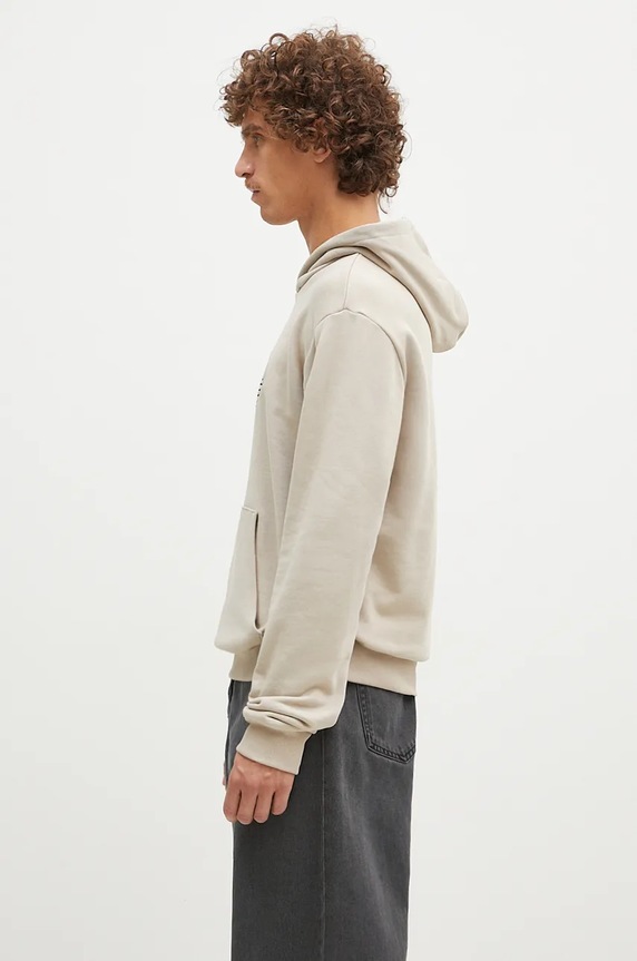 adidas Originals cotton sweatshirt Outline Hoodie JJ1505 beige AW24