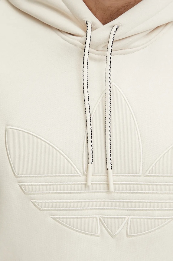 adidas Originals bluză Hooded Sweat JN5969 bej