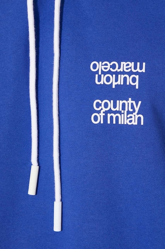 Dukserica Marcelo Burlon MBCM Slogan Comfort Hoodie CMBB106F24FLE0064501