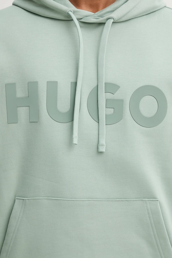 Bavlnená mikina HUGO Ditchle 50529090 zelená