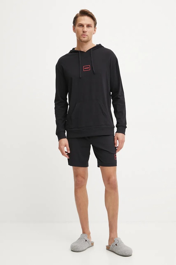 Homewear dukserica HUGO 50525244 crna SS25
