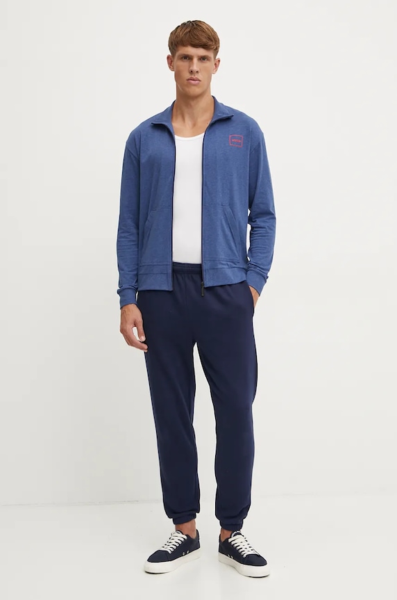 HUGO bluză Laze Zip Jacket 50525245 albastru SS26
