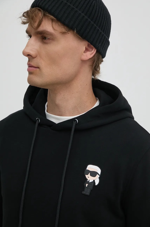 Dukserica Karl Lagerfeld natpis crna 544910.705036