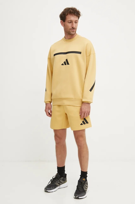 adidas bluza Z.N.E. JJ4896 żółty AW24