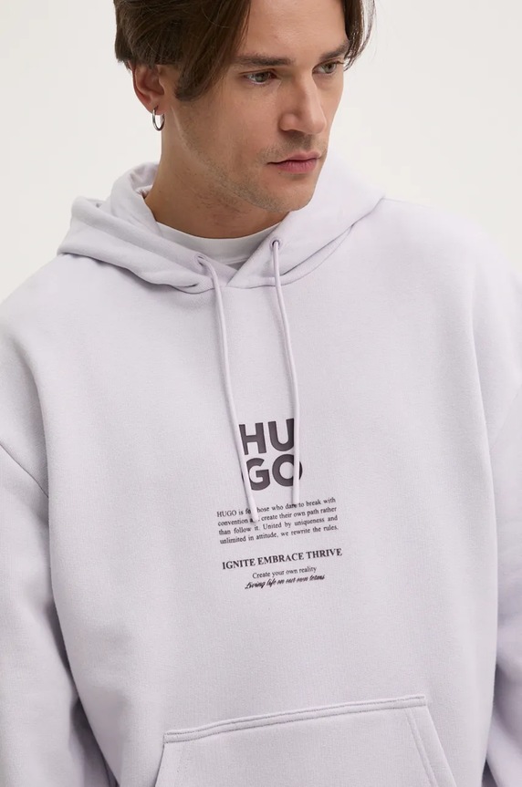 Dukserica HUGO ljubičasta 50521288