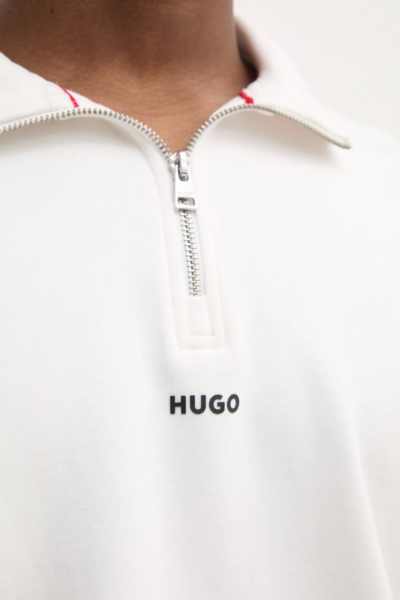 HUGO bluza męska bawełniana Durty244 50525881 biały