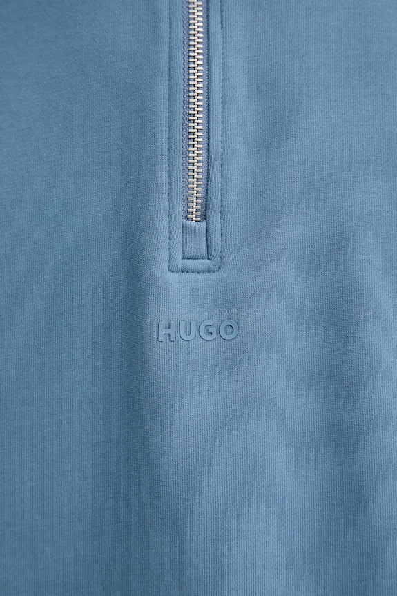 HUGO bluza męska bawełniana Durty244 50525881 niebieski