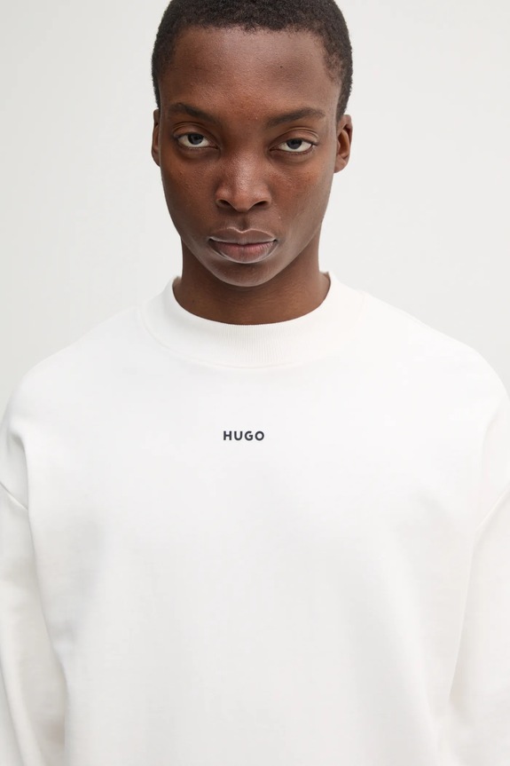 HUGO bluza męska bawełniana Dapocrew biały 50525892