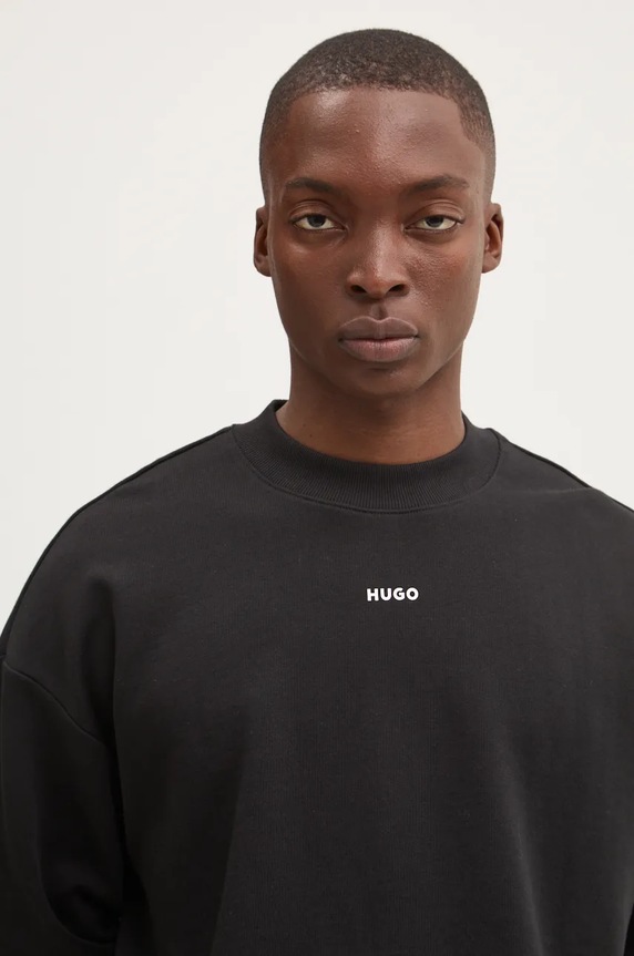 HUGO bluza męska bawełniana Dapocrew czarny 50525892
