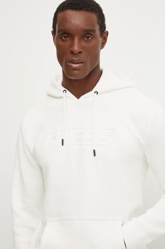 Μπλούζα Guess ALDWIN μπεζ Z4YQ12.K9V31