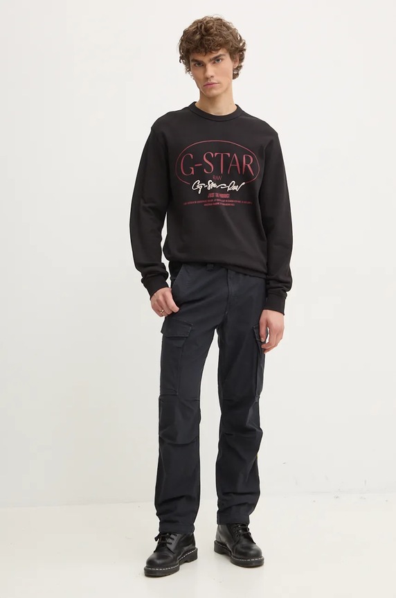 G-Star bluza D25100.D257 czarny AW24