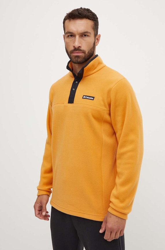 Columbia bluza sportowa Steens Mountain Half Snap wzorzyste pomarańczowy 2097721