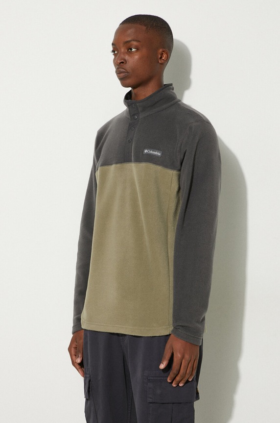 Columbia bluza sportowa Steens Mountain Half Snap zielony 2097721