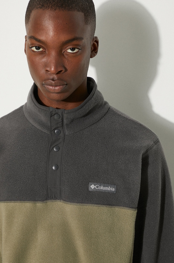 Columbia bluza sportowa Steens Mountain Half Snap 2097721 zielony