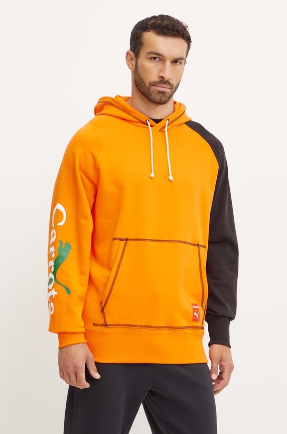 Mikina Puma PUMA X CARROTS Graphic Hoodie TR oranžová 627445