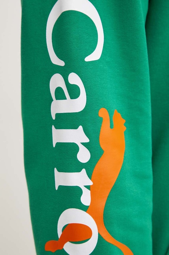 Puma bluza PUMA X CARROTS Graphic Hoodie TR 627445 verde