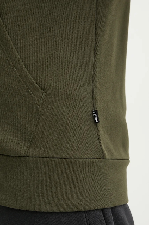 Bavlněná mikina Puma 676815 zelená