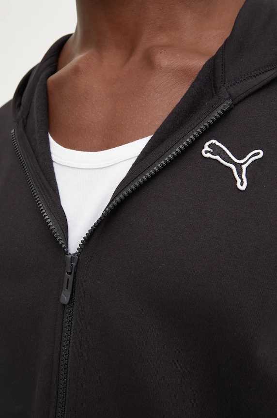 Pamučna dukserica Puma 676815 crna