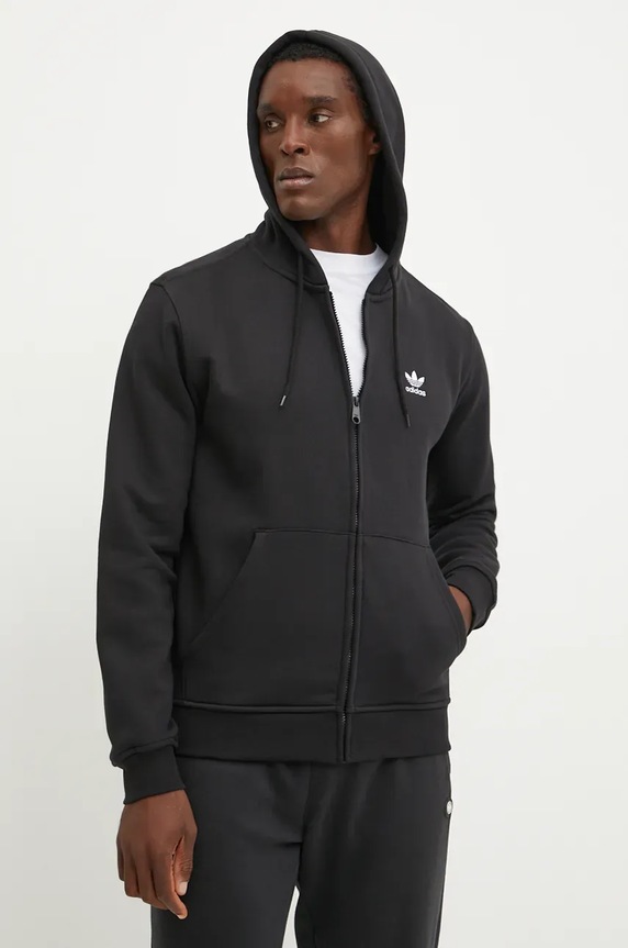Dukserica adidas Originals Essential pamuk crna IW5791
