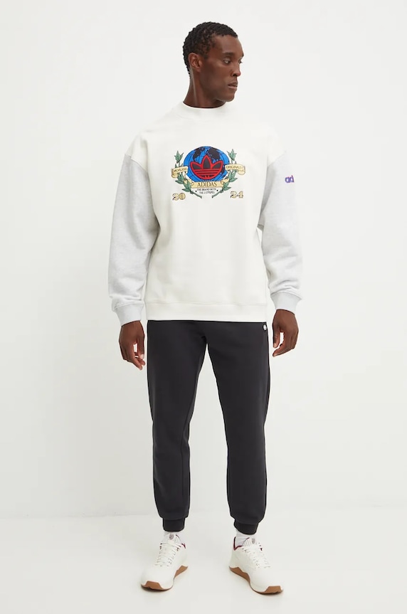 Dukserica adidas Originals IX6755 bež AW24