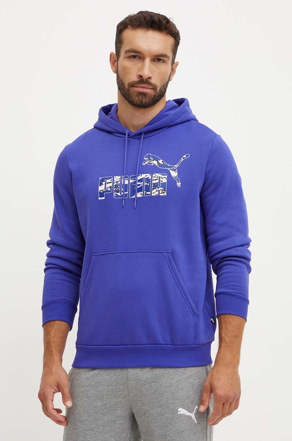 Dukserica Puma print plava 683234