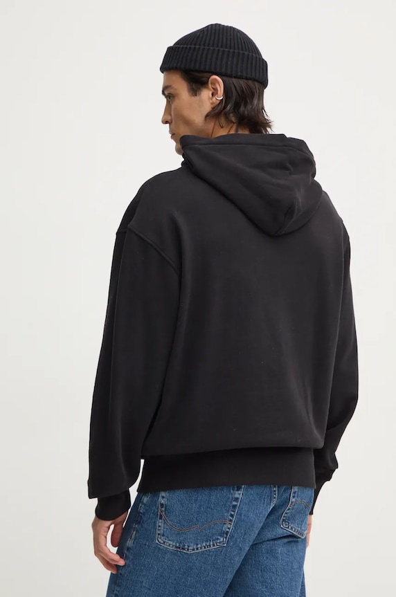 Oblečenie Bavlnená mikina Calvin Klein Jeans J30J326147 čierna
