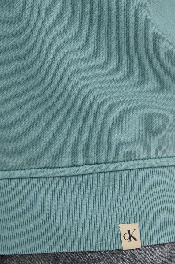 Calvin Klein Jeans bluza bawełniana J30J326687 turkusowy