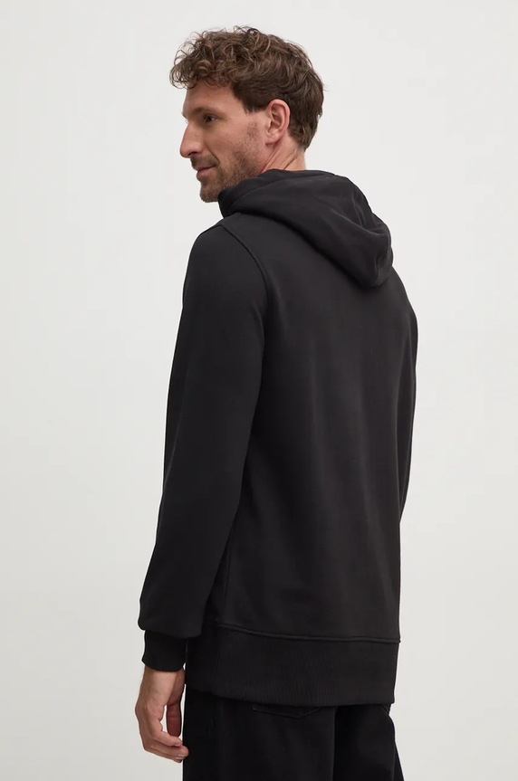 Îmbrăcăminte Calvin Klein Jeans hanorac de bumbac J30J326875 negru