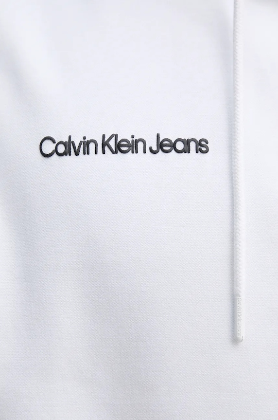 Calvin Klein Jeans bluza J30J326923 biały