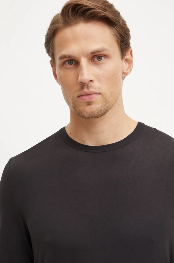 Odzież Calvin Klein Underwear longsleeve piżamowy 000NM2234E czarny