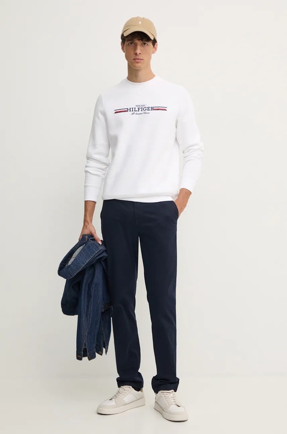 Dukserica Tommy Hilfiger MW0MW35530 bijela NC24