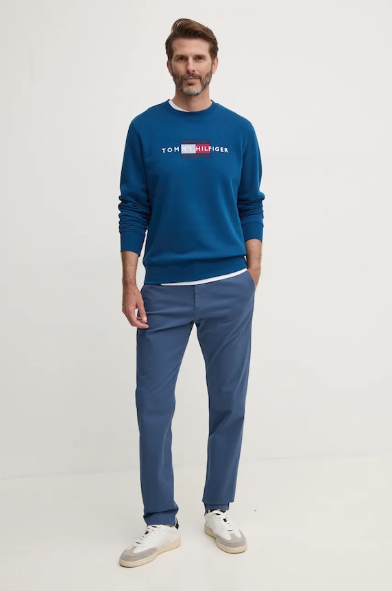 Dukserica Tommy Hilfiger MW0MW35541 mornarsko plava AW24