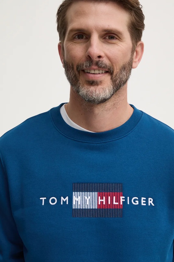 Dukserica Tommy Hilfiger mornarsko plava MW0MW35541
