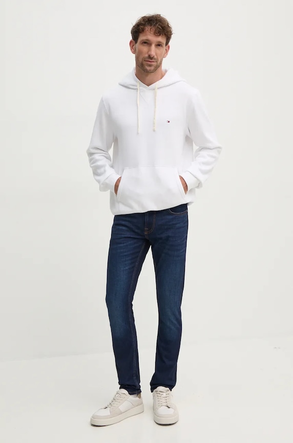 Dukserica Tommy Hilfiger MW0MW37230 bijela AA00