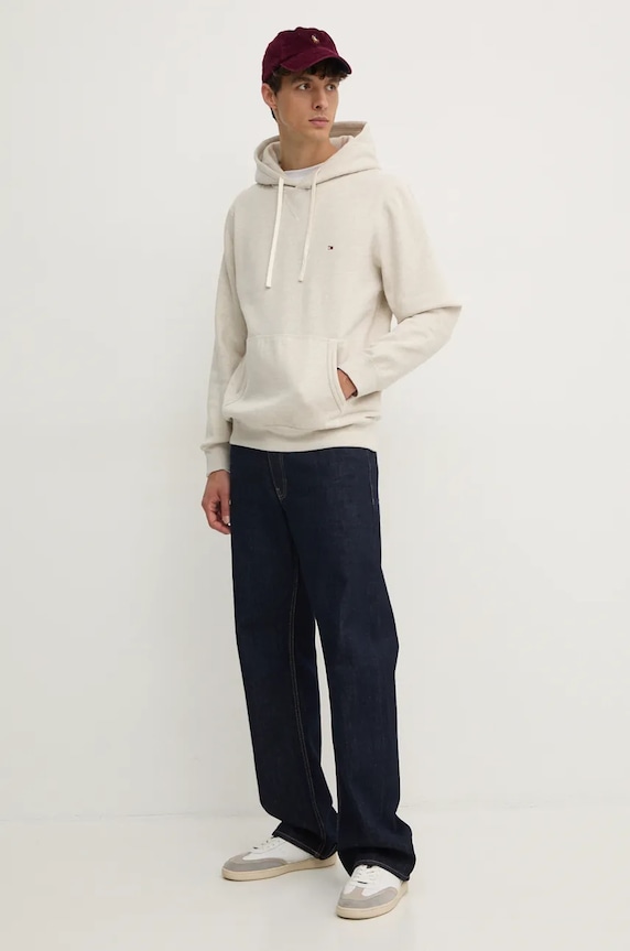 Μπλούζα Tommy Hilfiger MW0MW37230 μπεζ AA00