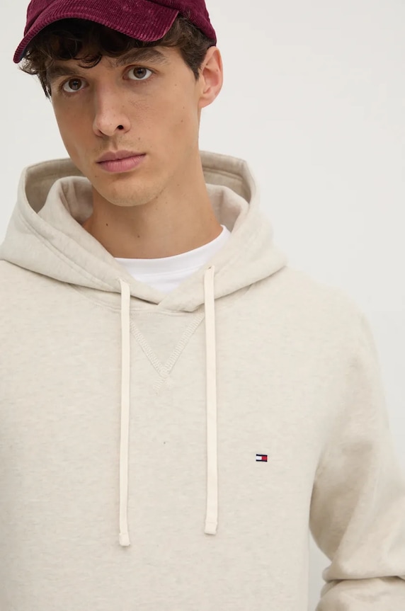 Μπλούζα Tommy Hilfiger μπεζ MW0MW37230