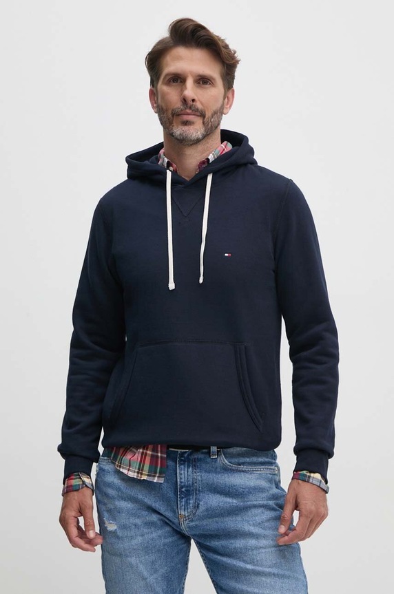 Tommy Hilfiger bluza z kapturem granatowy MW0MW37230